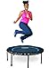 Leaps & Rebounds Bungee Rebounder - In-Home Mini Trampoline - Safety Bungee Cover, 32 Latex Rubber Bungees, Textured Jump Mat - Named Best Value Rebounder - 7 Colors, 2 Sizes