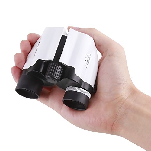 Small compact lightweight 8x21 binoculars for adults ki…