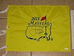 Jordan Spieth signed PGA Tour 2015 Masters Golf Flag - JSA letter - Winner