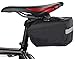 Bike Saddle Bag By Geared2U - 4 Compartment & Pocket Clip On Bicycle Under Seat Pack To Carry All Your Important Biking Accessories For Cycling Or Work - No Risk