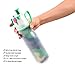 Qshare Misting Water Bottle, Insulated Bottle with Spray Mist for Outdoor Sport Hydration and Cooling Down, FDA Approved BPA-Free Mist Water Bottle with Unique Mist Lock Design (Gree-20oz, 20oz)