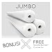 3 Pack Oodles Monster 55 Inch x 3.5 Inch Jumbo Swimming Pool Noodle Foam Multi-Purpose White