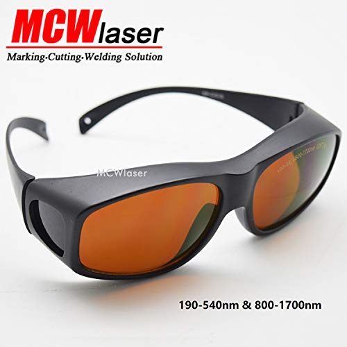 41Tz2TULZiL MCWlaser Laser Safty Protective Goggles Glasses 190-540 & 800-1700nm Typical For 355nm 405nm 445nm 450nm 473nm 520nm… - Image 3