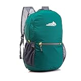 MANSOV Water Resistant Foldable Hiking Backpack Packable Daypack Lightweight Travel Bag