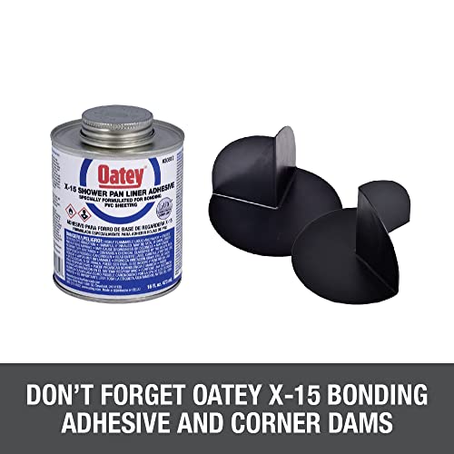 Oatey 41630 PVC Shower Pan Liner, Gray Pricepulse
