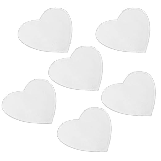 Homyl 6 Stück Anti-Falten Brust Silikon Wiederverwendbare Pads