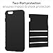 iPhone 6S Plus Case, iPhone 6 Plus Case, Crave Strong Guard Protection Series Case for iPhone 6 / 6s Plus (5.5 Inch) - Black