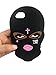 VERYLULU Goon Thug Life Big Eyes Woman Face 3D Cute Cartoon Masked Teared Girls Jesus Christian Cross Coque Soft Silicone Phone Case Cover (iPhone 7/8)