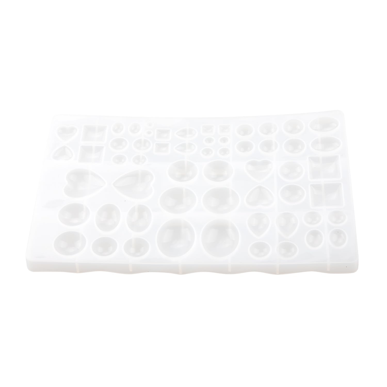 Luckious Silicone 3D Gem Diamond Molds - Resin Molds for Crafting Jewelry, Fondant, Cake Making, Handcrafts, and Epoxy Casting