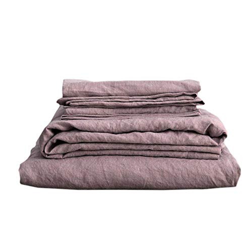 Lausonhouse Luxurious 100% Pure French Linen Sheet Set - Queen - Thumbnail 7