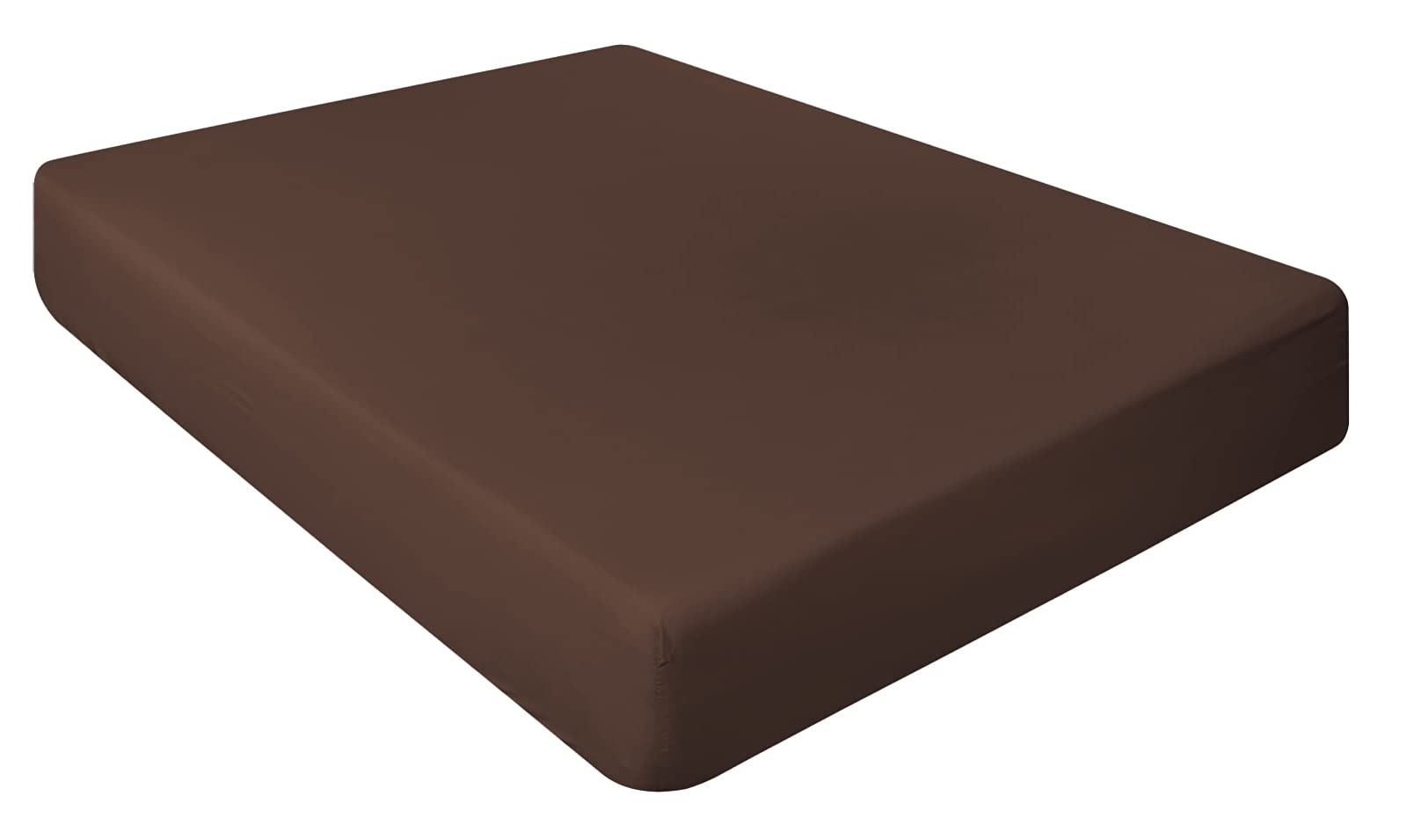 Pack of 2 Luxury Percale Cot Bed Fitted sheets available in 14 colours (Chocolate, 70x140x15 cm (Pack of 2))