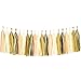 Tissue Paper Tassel DIY Party Garland Decor for All Events & Occasions - 20 Tassels Per Package (Peach-Ivory-Tan-Gold)