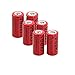 Rechargeable 16340 CR123A Battery, Veeki 16340 RCR123A 3.7V 650mAh Protected Li-ion 16340 Batteries for High Drain Device (16pc)