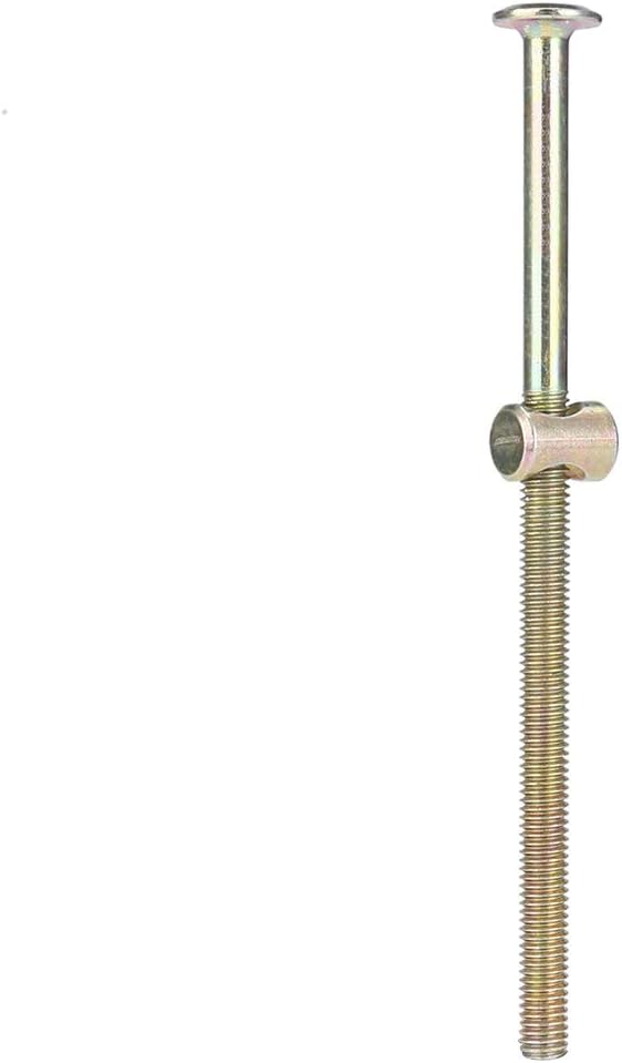 Furniture Screws, 10PCS M6 Carbon Steel 120mm Furniture Bolts, with 6mm Barrel Nuts Connector Fastener - Image 4