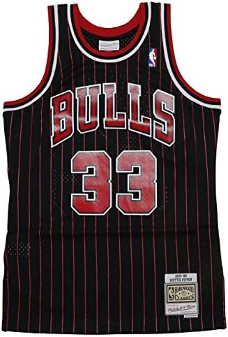 Amazon.com: Mitchell & Ness Chicago Bulls Scottie Pippen 33 Black