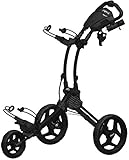 Clicgear Rovic Model RV1C Compact | 3-Wheel Golf Push Cart (Charcoal/Black)