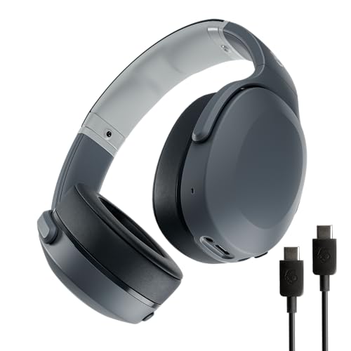 Skullcandy Crusher Evo Wireless Bluetooth-Kopfhörer mit zusätzlichem USB-C-Ladekabel, multisensorischem Bass, schallisolierender Over-Ear-Passform, 40