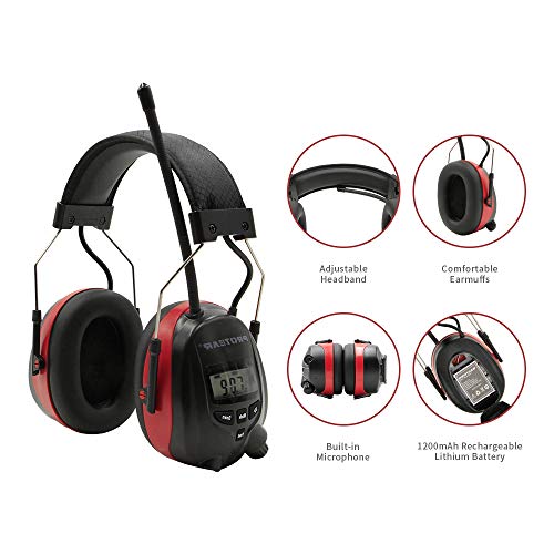 PROTEAR Bluetooth Radio Headphones Wireless Cancelling Hearing