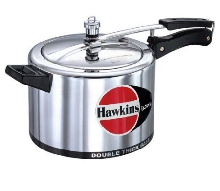 Hawkins H51 Double Thick Ekobase Pressure Cooker with Separator, 5-Liter