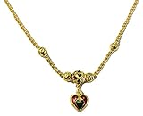 Beautiful 22k Vintage Enamel Thai Necklace For Women And Free Thai Purse (45 cm., enamel)