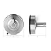 KES SUS 304 Stainless Steel Suction Cup Hook Single Coat Hook Removable Bathroom Shower Towel Hook Kitchen Wall Hook Strong and Heavy Duty Contemporary Style, Brushed Finish 2 Pack, A6260-P2