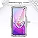SKYLMW Case for Galaxy S10E Case,Shockproof Dual Layer High Impact Bumper Protection Plastic & Soft TPU with Built in Screen Protector Cover for Galaxy S10E 2019(5.8 inch),Clear