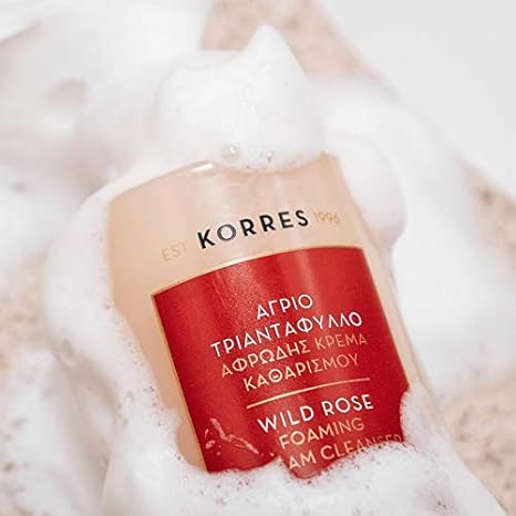 korres wild rose cleanser