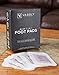 Vabbly Foot Pads - Rose Aroma Bamboo Vinegar 20x Pads, with Free Feet Bath Soak - Premium Sore Feet Relief
