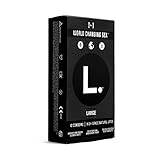 L. Large Lubricated Latex Condoms, Vegan-Friendly, Glycerin & Paraben-Free, 12 Count