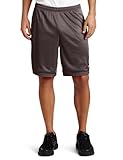 Champion Men's Long Mesh Short With Pockets,Granite Heather,LARGE