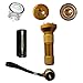LGtrade Electronic Herb Crusher Grinder Weed for Metal Herb Grinder Tabacco Crusher Grinder Cracker, Gold, Zinc Alloy