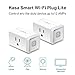 Kasa Smart WiFi Plug Lite by TP-Link (2-Pack) -12 Amp & Reliable Wifi Connection, Compact Design, No Hub Required, Works With Alexa Echo & Google Assistant (HS103P2) (Renewed)