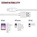 CABPLUS Phone Charger 6Pack 3FT 8Pin Fast Charging Cable Cord Compatible X 8Plus 8 7Plus 7 6Plus 6 6sPlus 6S SE 5S 5 5C