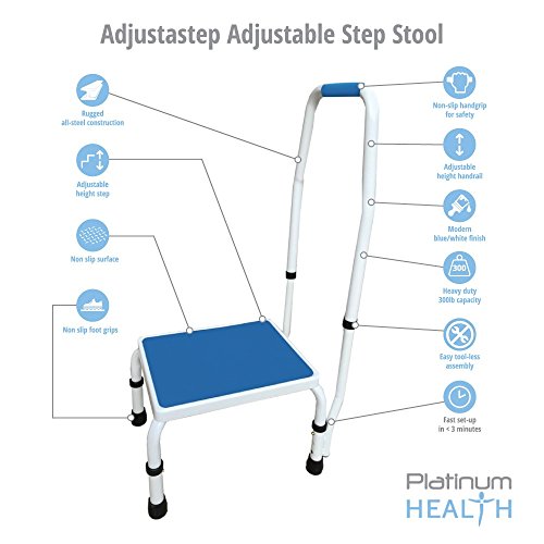 2 AdjustaStep+Footstool+Handrail+Adjustable+products