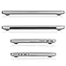 TOP CASE - 2 in 1 Signature Bundle Rubberized Hard Case Compatible MacBook Pro 13.3