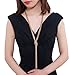 VUJANTIRY Long Necklace for Women Pendant Necklace Y Shape Knot Sweater Necklace Strands for Girls Fashion Jewelry (Gold)