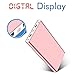 Fritesla 16000mah Dual USB Portable Power Bank for Smartphones - Pink