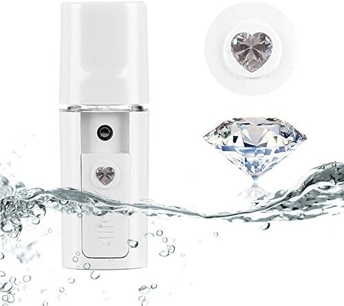Professional Nano Facial Steamer, Home Sauna Spa, Nano Handy Cool Mist Spray for Eyelash Extensions, Rechargeable Skin Care Facial Mist Mini Beauty Instrument