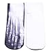 kaifongfu Man's Womens 3D Printed Funny Crazy Novelty Low Cut Ped Cute Athletic Socks (Free Size, White)