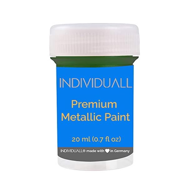 individuall Premium Metallic Farben | Acrylfarben Set mit 8 Farben | Malfarben mit Glitter Metall Effekt – Bild 8