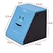 HSTYAIG Face Coin Bank Money Eating Coin Bank Battery Powered Monkey Saving Box (Blue)