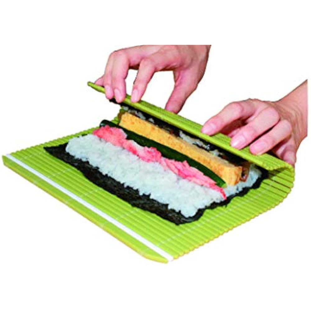 Plastic Sushi Rolling Mat, Cooking Blue Medium Size, 10" X 9.5" Kitchen