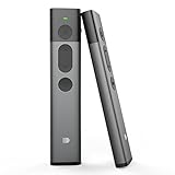 Doosl Presentation Remote, 2.4 GHz Wireless Presenter Powerpoint PPT Clicker Slider Changer Green Laser Pointer