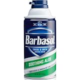 Barbasol Soothing Aloe Thick & Rich Shaving Cream 10 Oz (2 Pack)