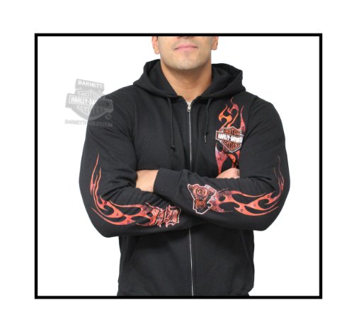 harley davidson flame hoodie