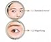 LOUISE MAELYS Mini Foldable Cosmetic Makeup Mirror Compact Mirrors for Travel