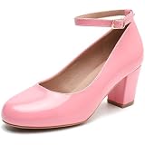 Rsxses Closed Toe Low Heels Dress Shoes For Women 2 Inch Chunky Heel...