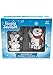 Zak Designs Christmas Collectibles Pint Glasses, 2 Count (Pack of 1), Frosty the Snowman