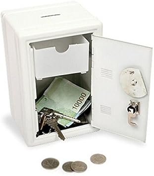 LEORX Hucha Caja-fuerte de metal con rueda de combinación: Amazon.es: Juguetes y juegos