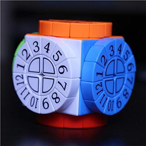 LeFun Time Machine Creative Magic Cube Speed Puzzle Cube for Challenge Colorful